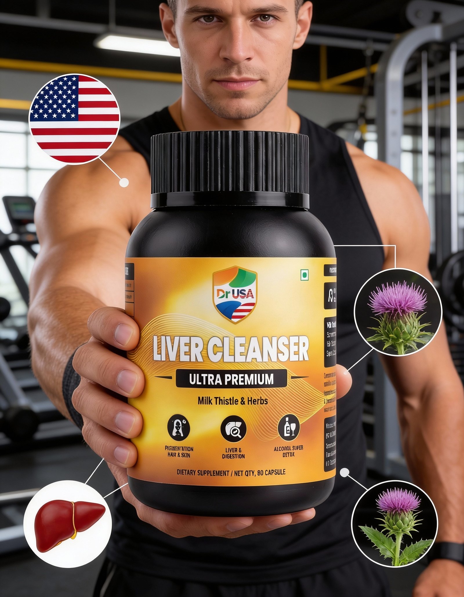 🛡️ Liver Cleanser Ultra Premium – Milk Thistle & Herbs - Image 5