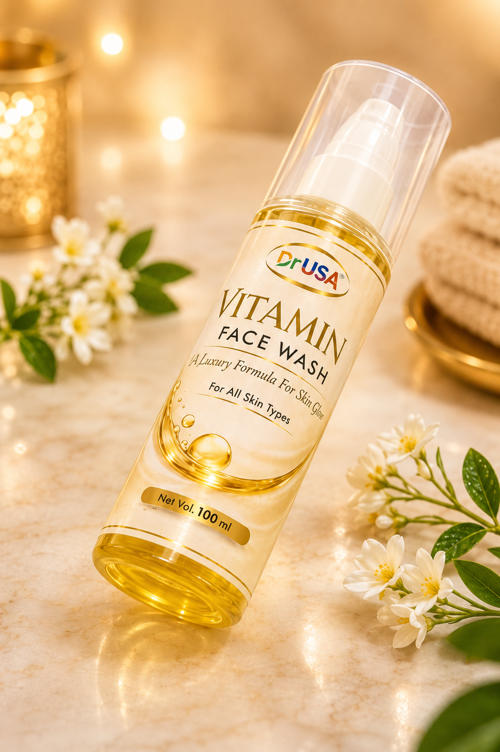Dr USA Complete Skin Brightening Combo | Vitamin Face Wash & Clarivex Gold Cream - Image 7