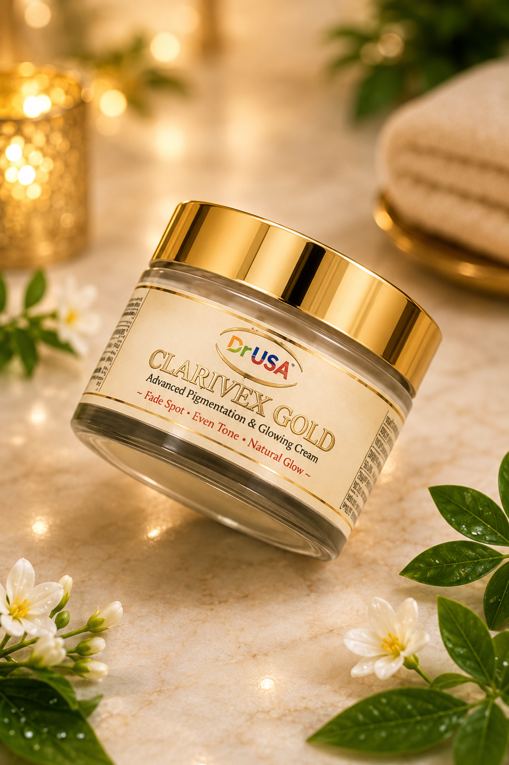 Dr USA Complete Skin Brightening Combo | Vitamin Face Wash & Clarivex Gold Cream - Image 8