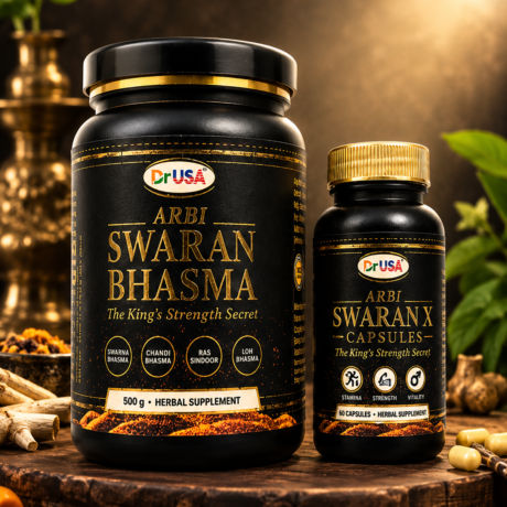 Arbi Swaran Bhasma Ayurvedic Herbal Supplement | Premium Wellness Formula