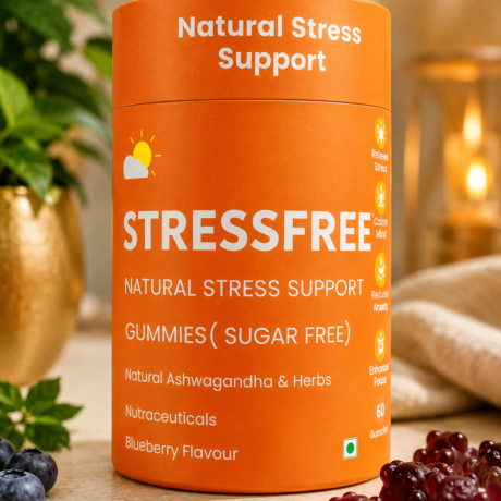 Dr USA StressFree Gummies | Natural Stress Support Gummies with Ashwagandha