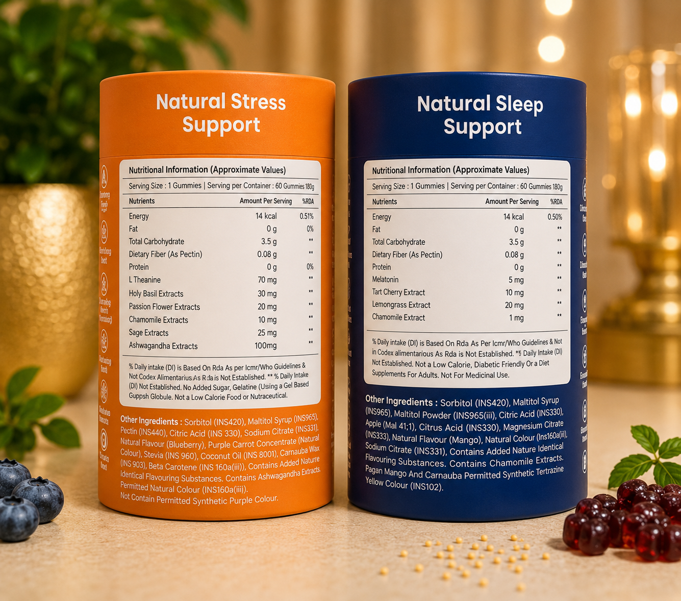 Dr USA StressFree & SleepWell Gummies Combo | Stress Relief & Sleep Support Gummies - Image 2