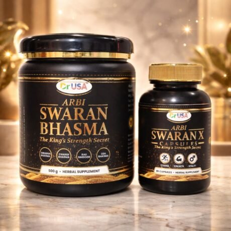 Arbi Swaran Bhasma + SwaranX Premium Men’s Wellness Combo