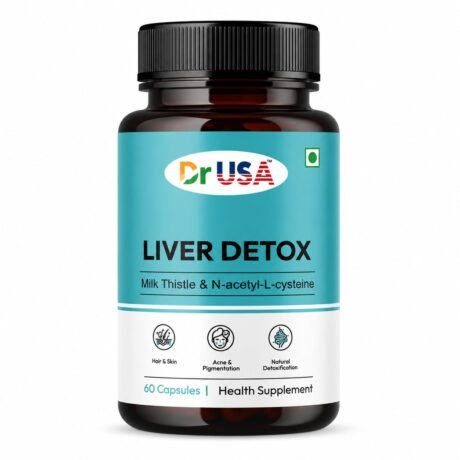 Dr USA Liver Detox Capsules | Milk Thistle & NAC Liver Support Supplement